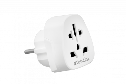 Verbatim World to Europe Travel Adapter Plug WTEU-02