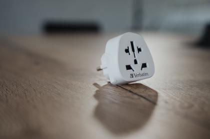 Verbatim World to Europe Travel Adapter Plug WTEU-02