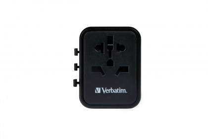 Verbatim Universal Travel Adapter UTA-01 with 2xUSB Charger