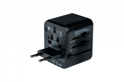 Verbatim Universal Travel Adapter UTA-02 PD20W / QC / 1xUSB / 1xType-C