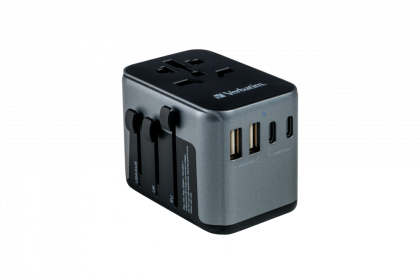 Verbatim Universal Travel Adapter UTA-03 PD30W / QC / 2xUSB / 2xType-C