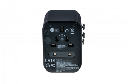 Verbatim Universal Travel Adapter UTA-03 PD30W / QC / 2xUSB / 2xType-C