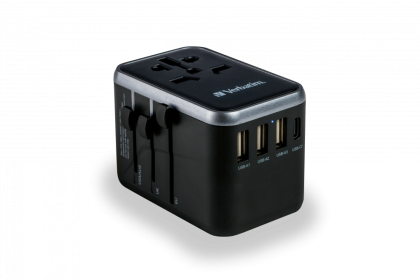 Verbatim Universal Travel Adapter UTA-04 PD61W / QC / 3xUSB / 2xType-C