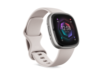 Fitbit Sense 2 Lunar White/Platinum