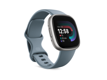 Fitbit Versa 4 Waterfall Blue/Platinum