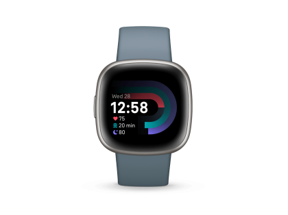 Fitbit Versa 4 Waterfall Blue/Platinum