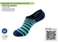 Premium ORGANIC Footie sustainable Socks