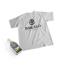 Compact White Sustainable T-Shirt (Keya 150 gsm) printed in 1 colour