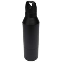 Odessy 600 ml RCS certified recycled stainless steel insulated bottle with 300 ml cup