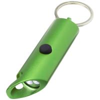 Flare RCS recycled aluminium IPX LED light and bottle opener with keychain