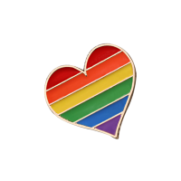 Rainbow Soft Enamelled Pin Badges-30mm