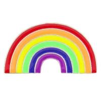 Rainbow Soft Enamelled Pin Badges-35mm