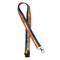 Rainbow Dye Sublimated Lanyard-15mm