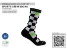 Premium Sports Crew Sustainable Socks