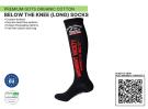 Premium ORGANIC Below the Knee (long sock) sustainable Socks