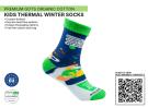Premium ORGANIC Kids Thermal Winter sustainable Socks