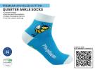 Premium UPCYCLED Quarter 1/4 Ankle sustainable socks