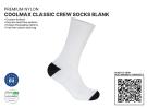 Premium COOLMAX Classic Crew Sustainable Blank socks