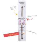 Reusable Stainless Steel Straw With Plantable Seed Paper Backing Card