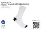 Premium AirSoft Classic Crew Sustainable socks Blank