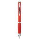 Nash ballpoint pen with coloured barrel and grip (black ink)