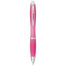Nash ballpoint pen with coloured barrel and grip (black ink)