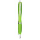 Nash ballpoint pen with coloured barrel and grip (black ink)