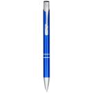 Moneta anodized aluminium click ballpoint pen (blue ink)