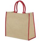 Harry coloured edge jute tote bag 25L