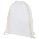 Orissa 100 g/m² organic cotton drawstring bag 5L
