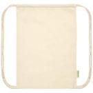 Orissa 140 g/m² organic cotton drawstring bag 5L