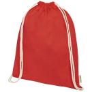 Orissa 140 g/m² organic cotton drawstring bag 5L