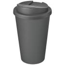 Americano® Eco 350 ml recycled tumbler with spill-proof lid