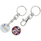 ENAMEL TROLLEY COIN KEY RING E1514107