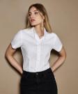 KK701 KUSTOM KIT LADIES PREMIUM SHORT SLEEVE TAILORED OXFORD SHIRT E159902
