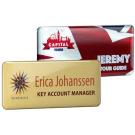 METAL PERSONALISED NAME BADGES DOMED FINISH E157809