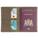 Recycled Leather Passport Holder E158905