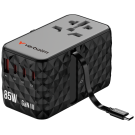 Verbatim Charge ´n´ Travel Adapter Diamond 85W Retractable Cable CNT-02