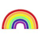 Rainbow Soft Enamelled Pin Badges-35mm