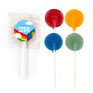 Pride Assorted Flat Lollipops Rainbow Confectionery Sweets Eco Packaging Pride Event Merchandise