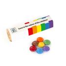 Pride Smarties Box Rainbow Confectionery Sweets Eco Packaging Pride Event Merchandise