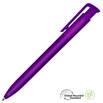 Absolute Frost GRS Recycled Ballpoint Pen - Purple
