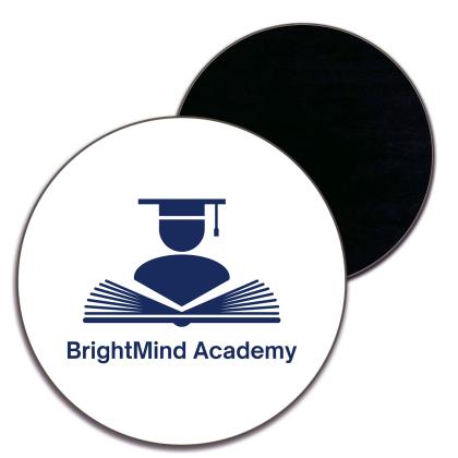 Melamine Round Coaster, Black Baize Reverse