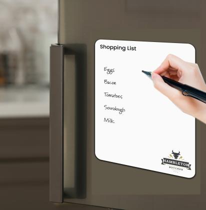 Magnetic Dry Wipe Board A4
