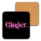 Melamine Square Coaster, Cork Reverse
