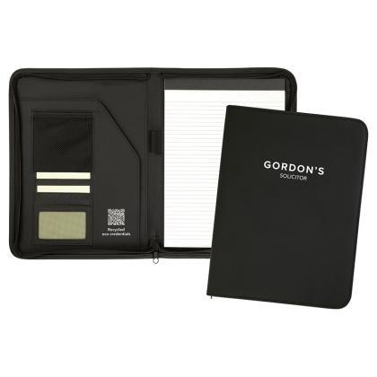 Sundridge Eco Recycled A4 Zipfolio (25605)
