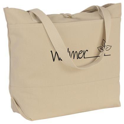 Walmer 12oz cotton recycled popper tote (25481)