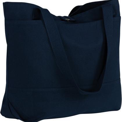 Walmer 12oz cotton recycled popper tote (25481)