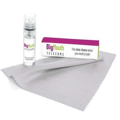 2 Piece Glasses and Screen Cleaning Kit in a Printed Box (25570)