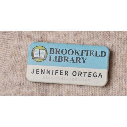 Always Recycled Essential Name Badge - Rectangle - Safety Pin  (25598)